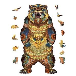Wood Animal Puzzle - Bear